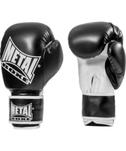 Gants boxe entraînement Metal Boxe MB200 – Noir