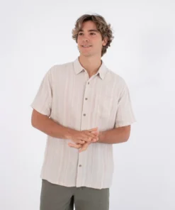 Camisa Hurley Oceanside SS Bone