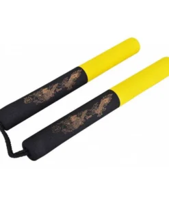 Nunchaku mousse antidérapante et corde Dojo Master