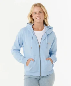 Sudadera Rip Curl Summer Zip Thru Hood Mid Blue