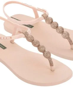 Sandalias Ipanema Class Easy On Glow Beige/Glitter/Green