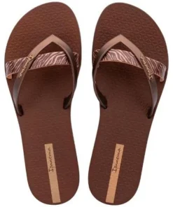 Sandalias Ipanema Kirei Chic Fem Brown/Bronze/Beige