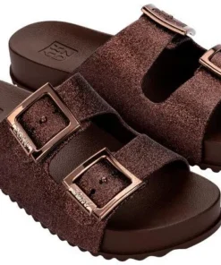 Sandalias Zaxy Partner New AD Glitter/Coffee