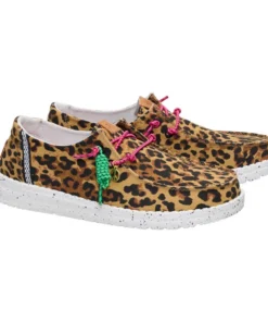 Zapatillas Hey Dude Wendy Getaway Lace Leopard