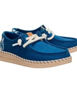 Zapatillas Hey Dude Wendy Espadrille Hibiscus Ensign Blue