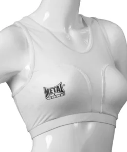 Brassière avec Coques de protection femme – Metal Boxe
