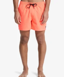 Bañador Quiksilver Everyday Solid Volley 15 Fiery Coral