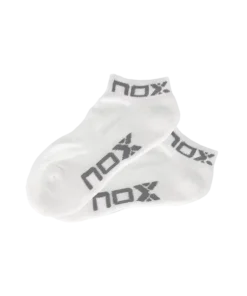 Calcetines Nox Pinkies Blanco/Gris Mujer