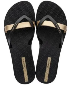 Chanclas Ipanema Kirei Fem Black/Gold