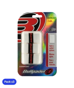Overgrips Bullpadel GB1200 Comfort Blanco (Pack x3)