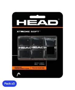 Overgrips Head XtremeSoft Negro (Pack x3)