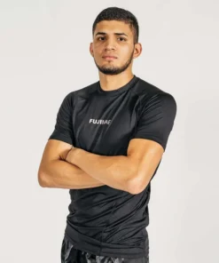 Rashguard manches courtes FUJIMAE Training Noir