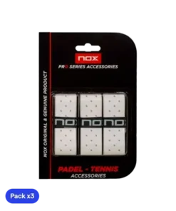 Overgrips Nox Pro Perforado Blanco (Pack x3)
