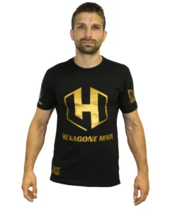T-shirt Metal Boxe HEXAGONE MMA – Noir