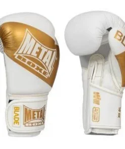 Gants d’entrainement Metal Boxe Blade Blanc/Or