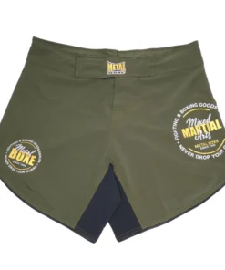 Short MMA Metal Boxe Never Drop Your Guard – Kaki
