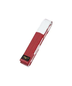 Ceinture Master Mizuno rouge blanche – Sensei 6e à 8e Dan