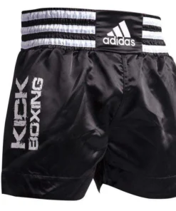 Short de Boxe Kickboxing Adidas SKB02 – Noir/Blanc