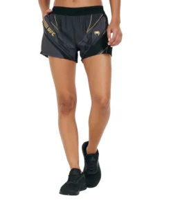 Short de sport Femme UFC Venum Replica Champion – Noir/Or