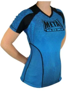 Rashguard Femme Metal Boxe – Bleu