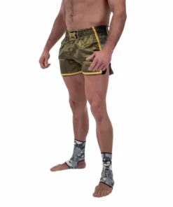Short boxe thaï Metal Boxe Military – Rétro et confortable