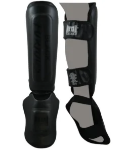 Protections Tibias + Pieds Metal Boxe Black Furious PR213N