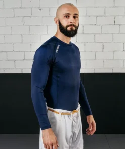 Rashguard Manches Longues Training FUJIMAE – Bleu