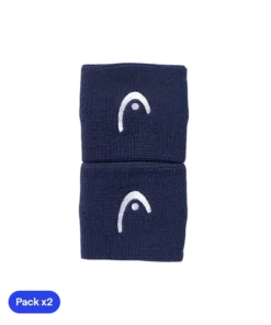 Muñequeras Cortas Head Azul Oscuro (Pack x2)