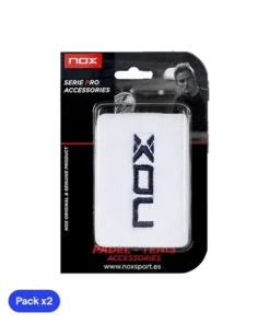 Muñequeras Nox Blanco/Azul (Pack x2)