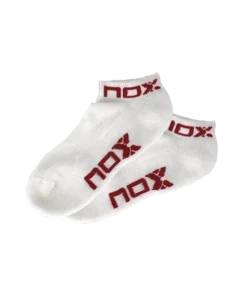 Calcetines Nox Pinkies Blanco/Rojo Mujer