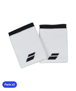 Muñequeras Babolat Jumbo mediana (Pack x 2) Blanco