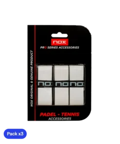 Overgrips Nox Pro Liso Blanco (Pack x3)