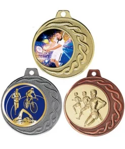 Médaille personnalisable métal 70 mm