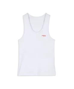 Camiseta Tirantes Nox Team Fit Mujer Blanco