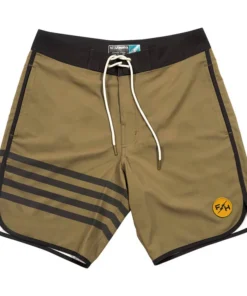After Hours 18″ 3-Pocket Bomber Boardshort – Olive