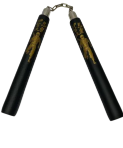 Nunchaku mousse chaîne Ninja Noris Noir