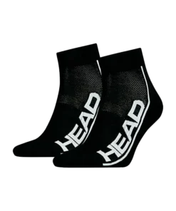 Calcetines Head Performance Quarter Negro (Pack x2)