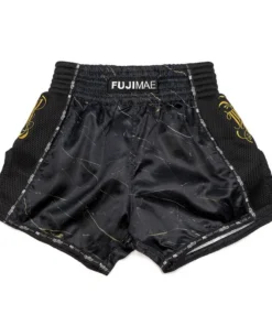 Short de boxe Thaï FUJIMAE ProWear Print Noir/or