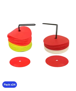 Pack 24 conos planos de goma zastor