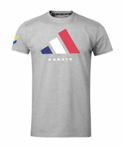 T-shirt Adidas Karate National Line France – Gris