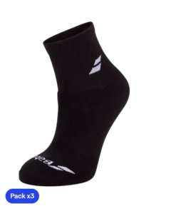 Calcetines Babolat Quarter Negro (pack x3)