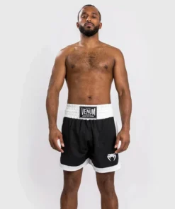 Short de Boxe Anglaise Venum Classic – Noir/Blanc