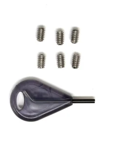 Tornillos de acero inoxidable FCS (6 uds.) + Llave hexagonal