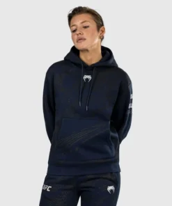 Sweatshirt à Capuche Femme UFC Fusion by Venum Authentic Fight Week – Bleu