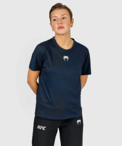 T-shirt UFC Fusion by Venum Femme Authentic Fight Week – Bleu Océanique