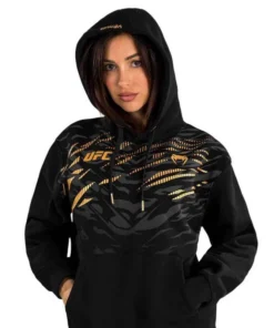 Sweatshirt à Capuche Femme UFC Fusion by Venum Replica – Champion Noir
