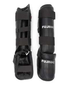 Protège-Tibias/Pieds Amovibles FUJIMAE Noir – Protection MMA & Boxe