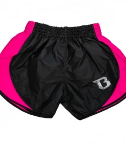 Short de Muay Thai Booster Retro Hybrid Noir/Rose