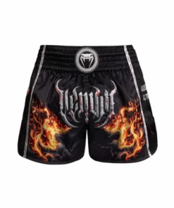 Shorts de Muay Thai Venum Gladiator 5.0 – Noir/Orange