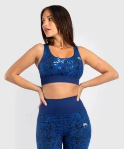Brassière de sport pour Femmes Venum Amazonia – Bleu Ultramarin